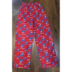 MLS FC Dallas Youth Pajama Pants Red Fleece Soccer Lounge Bottoms Size L 14/16